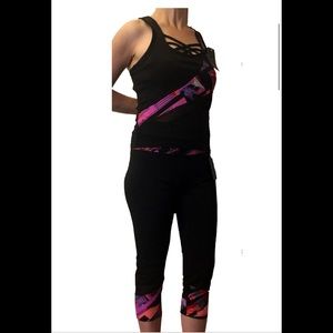 2 two piece set yoga legging